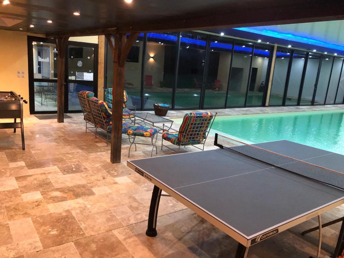 Cottage piscine intérieure31degrés ZOO LA FLECHE24H du Mans Clermont-Creans Exterior foto